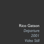 Rico Gatson, Departure, 2001