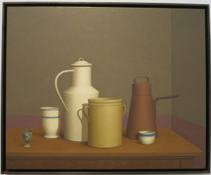 William Bailey, Doglio, oil on linen, 36 x 39 inches, 2007.
