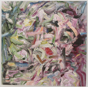 Vanessa Prager, Night Gaze, oil on panel, 48 x 48 inches, 2016.