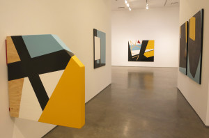 Serge Alain Nitegeka, Installation view of ‘Colour and Form in Black’ at Marianne Boesky Gallery, March 2016.