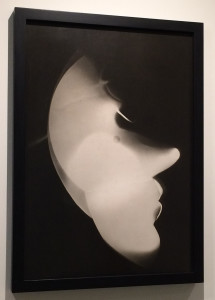 Laszlo Moholy-Nagy, Photogram (Moonface), (Self-Portrait in Profile), gelatin silver print (enlarged from a photogram), 1926, printed 1935.