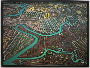 Edward Burtynsky, Salinas #2, Cadiz, Spain, chromogenic color print, 2013.